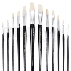 Manche en bois, brosse d'artiste, poils de porc, <span class=keywords><strong>peinture</strong></span> <span class=keywords><strong>à</strong></span> <span class=keywords><strong>l</strong></span>'<span class=keywords><strong>huile</strong></span>, pinceaux d'art acrylique, ensemble éducatif bon marché - Product Image 4