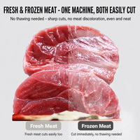 Machine commerciale automatique professionnelle pour couper viande et os scie pour viande congelée moteur principal pour transfo