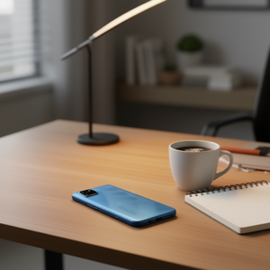 Carcasa Trasera Realme con Lente para C11 RMX2185 Azul - Product Image 2