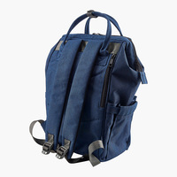 Sac à langer multifonctionnel en peluche tendance avec plusieurs poches, sac de voyage imperméable pour maman et bébé, style anglais