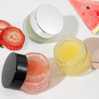Vente en gros Marque privée Exfoliant pour les lèvres Naturel Biologique Mignon Myrtille Noix de coco Rose Sucre Pompe Gommage pour les lèvres Gommage pour les lèvres Cosmétiques