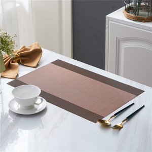 Mantel Individual de Diseño Nuevo para Mesa de Comedor, Mantel Individual Antideslizante Tejido a Rayas para Mesa de Comedor - Product Image 4