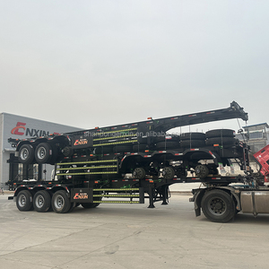 Semirremolque Esqueleto de 2/3/4 Ejes <span class=keywords><strong>para</strong></span> Transporte de Contenedores de 20 pies, 40 pies y 45 pies, Carga Máxima de 40/60/80 Toneladas, Directo de Fábrica, Totalmente Personalizable - Product Image 5