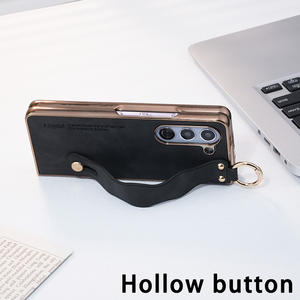 <span class=keywords><strong>Coque</strong></span> multifonctionnelle en cuir <span class=keywords><strong>pour</strong></span> <span class=keywords><strong>Samsung</strong></span> <span class=keywords><strong>pour</strong></span> Galaxy <span class=keywords><strong>Z</strong></span> <span class=keywords><strong>Fold</strong></span> 7 6 5 <span class=keywords><strong>4</strong></span> 3 Couverture arrière de la dragonne galvanisée - Product Image 6