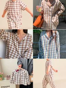 100% cotton rô vải sọc đồng bằng dệt trẻ em đầy màu sắc áo sơ mi vải cho mùa xuân và mùa hè - Product Image 2