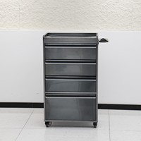 Meuble de rangement de bar au design moderne, chariot à outils, station de coiffure pour barbier, équipement de coiffage – Vente chaude