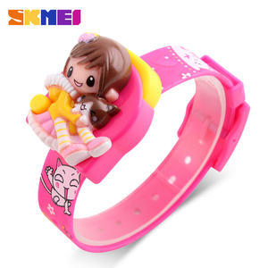 SKMEI 1240 nouvelle mode numérique sport dessin animé montre garçons filles mignon enfants montre Silicone électronique numérique montres en plastique - Product Image 3