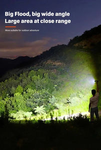 Linternas LED de Alta Potencia al por Mayor, Linterna con Pantalla Luminosa, Carga USB, Linterna de Emergencia para Camping y Pesca - Product Image 5