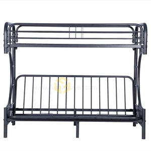 Slaapkamermeubilair Slaapbank Slaapzaal Staal Tweedekker Bed Hotel Gebruik Metalen Stapelbed - Product Image 2