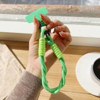 Lanière universelle tissée pour téléphone portable Anti-perte courte étui de téléphone portable dragonne corde suspendue pour iPhone 17