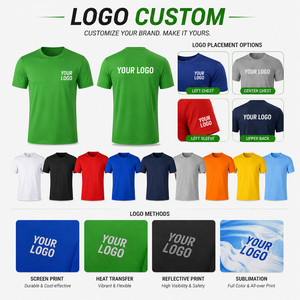 Custom Logo Denim Sporty Quick-Dry Performance Sports T-<b>Shirt</b> <b>100</b>% <b>Polyester</b> Breathable Lightweight Gym Team Uniform Wholesale - Product Image 3