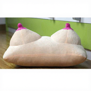 E421 Cuscino Decorativo a Forma di <span class=keywords><strong>Seno</strong></span> Grande, Peluche Imbottito, Produzione ODM, Regalo Divertente e Originale - Product Image 3