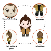 Peluche de style anime, peluche personnalisée, poupée de 10 cm, peluche OEM, poupées en peluche personnalisées