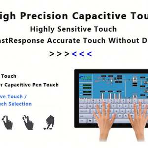 Mesin kontrol industri All-In-One, 21.5/23/27/32 inci <span class=keywords><strong>CPU</strong></span> J1900 32G tertanam <span class=keywords><strong>Linux</strong></span>/Android kapasitif sentuh stok industri - Product Image 5