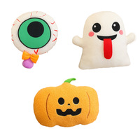 Jouets en peluche Halloween : Fantôme, Citrouille, Anime, Coussin doux et moelleux pour enfants et bébés, Décoration de fêtes, Poupée en peluche, Cadeau