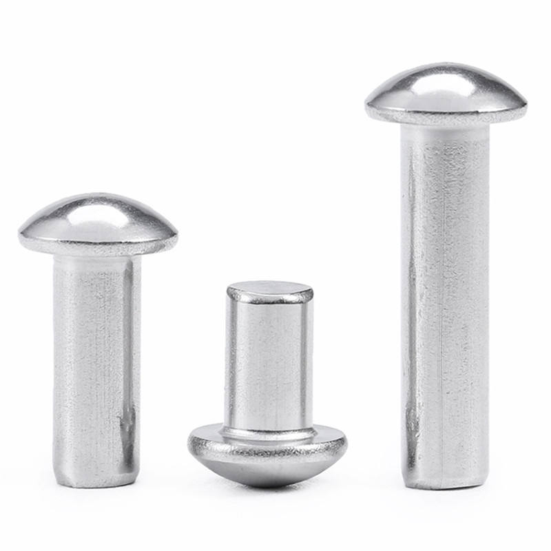 304 Stainless Steel Solid Rivets Various Sizes Round Head M0.8 M1 M1.2 M1.4 M1.6 M1.8 M2 M2.5