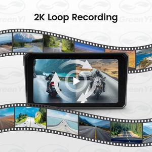 GreenYi DVR para Motocicleta de 6 Pulgadas 2K HD Cámara Inalámbrica con Apple CarPlay y Android <span class=keywords><strong>Auto</strong></span> GPS Navegación Portátil Dispositivo Impermeable IP68 - Product Image 5