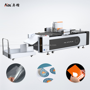 <strong>Digital</strong> Flatbed White Card Sticker Small Size CNC Cutter Plotter with Ccd Camera Auto Feeding and Absorb Lifting Table - Product Image 2