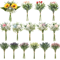 Bulk gedroogde bloemen diverse stijlen kunstbloemen nep rozen pers voor DIY cadeauverpakkingen Vrouwendag decoraties groothandel
