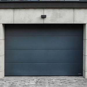 <span class=keywords><strong>Porte</strong></span> <span class=keywords><strong>de</strong></span> <span class=keywords><strong>garage</strong></span> automatique en acier <span class=keywords><strong>sectionnelle</strong></span> moderne, coupe-vent, antivol, à ouverture roulante, finition - Product Image 4