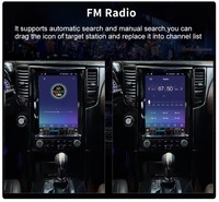 Lecteur multimédia de navigation GPS Android 14 avec écran tactile de 12,1 pouces, Bluetooth stéréo pour Infiniti FX35 FX37 FX50