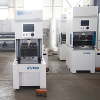 Máquina de Doblado de Aluminio CNC Totalmente Eléctrica de Larga Vida Útil y Alta Productividad 6T/400, Prensa Plegadora Semiautomática de Metal
