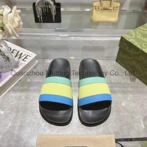 Sandalias de Diseñador con Logotipo Personalizado 2026, Sandalias de Playa de Alta Calidad para Hombre y Mujer, Estilo Casual a Cuadros para Caminar - Product Image 2