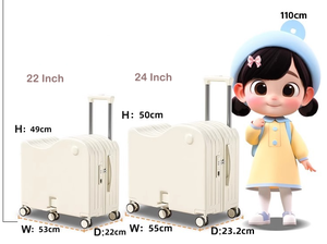 <span class=keywords><strong>Valise</strong></span> à roulettes pour tout-petits, sac de voyage à fermeture éclair, <span class=keywords><strong>valise</strong></span> de <span class=keywords><strong>voiture</strong></span> pour enfant, sac à bagages pliable, <span class=keywords><strong>valise</strong></span> en ABS pour enfants, OEM - Product Image 2