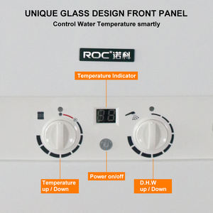 سخان مياه غاز معلق على الحائط عالي الجودة من ROC، رائج البيع، للاستخدام الداخلي، محمول، مع شهادة CE، لتقليل البرودة وتدفئة المنزل - Product Image 3