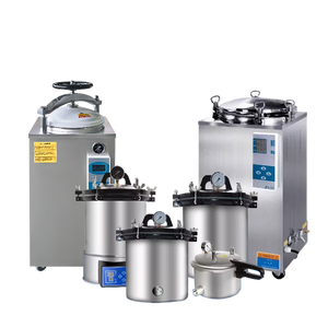 Nhiệt độ cao di động Nồi hấp tiệt trùng máy ngang thiết kế cho thực phẩm đóng hộp trà đặt khử trùng - Product Image 4