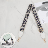 Sangle de remplacement large pour sac à main, style guitare, en toile multicolore, pour sacs à bandoulière – Grande Vente
