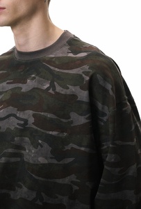 Chemises à manches longues pour hommes imprimées camouflage vintage de haute qualité, t-shirts pour hommes en coton 100% de qualité supérieure, design de créateur - Product Image 5