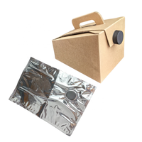 96OZ boîte en papier d'aluminium sac moyen sac d'emballage de liquide de café résistant aux hautes températures en nylon sac intérieur anti-explosion
