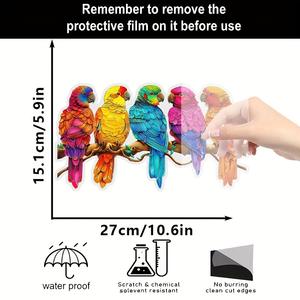 Cintre de fenêtre en acrylique décoratif à cinq branches colorées transfrontalières avec pendentif de porche suspendu à chaîne - Product Image 5