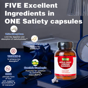 ฉลากส่วนตัวได้รับการออกแบบมาอย่างดีแคปซูลบางเฉียบควบคุมน้ำหนักส่วนผสมจากธรรมชาติวิตามินลดน้ำหนักระงับความอยากอาหาร - Product Image 2