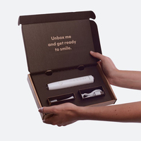 Boîte de courrier et de remplissage pour cils, sous-vêtements avec Logo imprimé personnalisé Double face, ondulées et pliantes