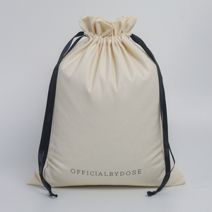 ถุงผ้าฝ้ายกันฝุ่นแบบมีเชือกผูกสำหรับกระเป๋าถือ เครื่องประดับ เสื้อผ้า รองเท้า กระเป๋าเงิน ถุงกันฝุ่นแบบมีเชือกผูกสำหรับชุดเดรส ขายส่งตามสั่ง - Product Image 3