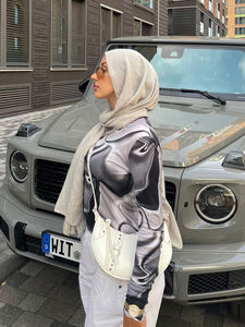 1 pieza de top ajustado con estampado de moda de primavera/verano para mujer, estilo urbano - Product Image 3