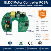 Servicio de PCBA Llave en Mano |   Montaje de PCB de Alta Precisión |   Rastro de 0.03 mm |   Entrega en 15 Días |   Placa Controladora Inteligente