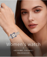 Montre pour femme de luxe avec lunette octogonale en diamant, mouvement à quartz, aiguilles simples, acier inoxydable plaqué or 18 carats, étanche, élégante