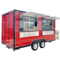 Remorque à vendre pour la restauration café vaisseau spatial Dot Food Boat Bakery Snack Food Factory
