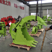 Service OEM : Godet à pince hydraulique pour excavatrice, prix usine