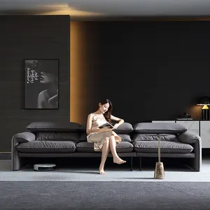 Nuovo design Italiano divano moderno Ufficio divano del soggiorno set imbottita divani salone di mobili set