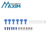Nouveau kit d'éclairage LED pour remorque en plastique, carré, feux stop, clignotants, feux arrière, feux de plaque d'immatriculation, feux de position, faisceau de câblage/lumières de marquage