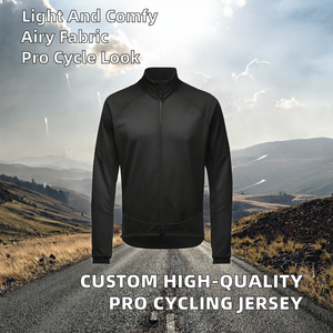 Veste de cyclisme personnalisée pour homme, légère, entièrement zippée, en polyester - Product Image 2