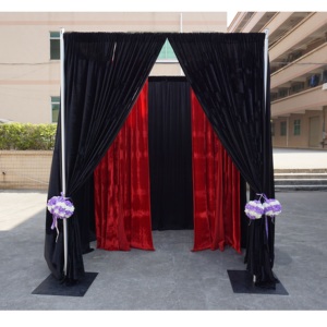 ชุดอุปกรณ์โครงอลูมิเนียมสำเร็จรูปสำหรับงานแต่งงาน ติดตั้งง่าย พร้อมผ้าม่าน - Product Image 3