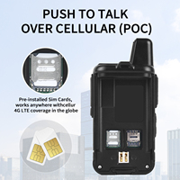 Radio POC 4G mondiale TID TD-G15 CATI, radio bidirectionnelle longue portée, communication radio portable avec double emplacement pour carte SIM