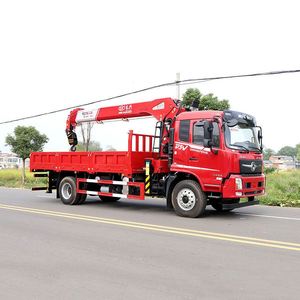 Camión de Transporte Dongfeng D3V 4*2 Equipado con Grúa de Brazo Recto Changxing de 10 Toneladas, Excelente Rendimiento de Elevación de Carga Pesada - Product Image 4