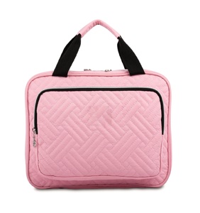 Bolsa de Cosméticos Colgante Plegable Personalizada con Compartimento para Joyas, Bolsillos Transparentes y Bandas Elásticas - Product Image 1