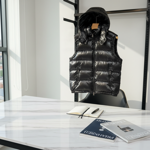 Abbigliamento Invernale da Esterno, Streetwear di Alta Qualità, Gilet da <span class=keywords><strong>Uomo</strong></span> <span class=keywords><strong>Senza</strong></span> <span class=keywords><strong>Maniche</strong></span> Caldo e Conveniente per il Bagno d'Acqua, con Chiusura a Zip - Product Image 3